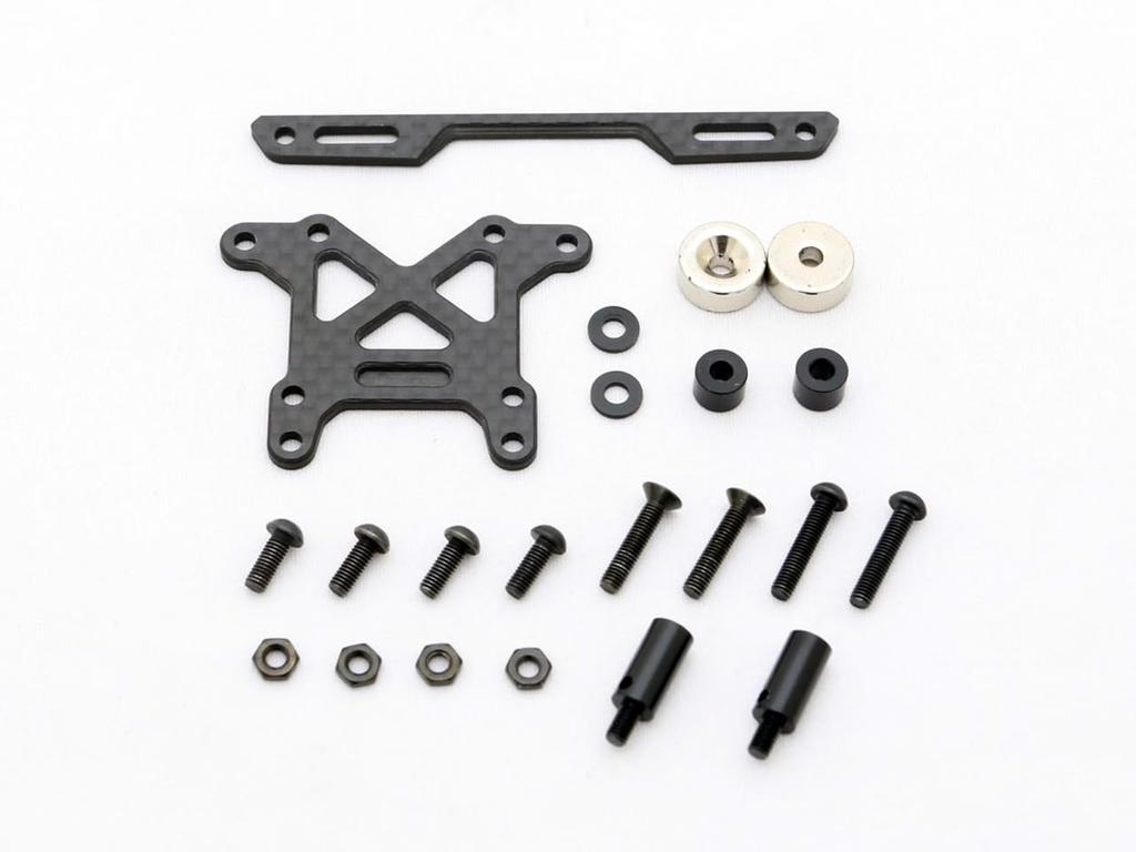 Front magnetic body mount for RDX