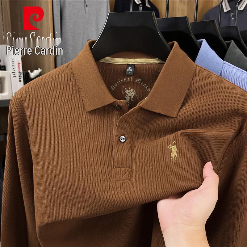 Pierre Cardin Men's Long Sleeve Polo T-Shirt