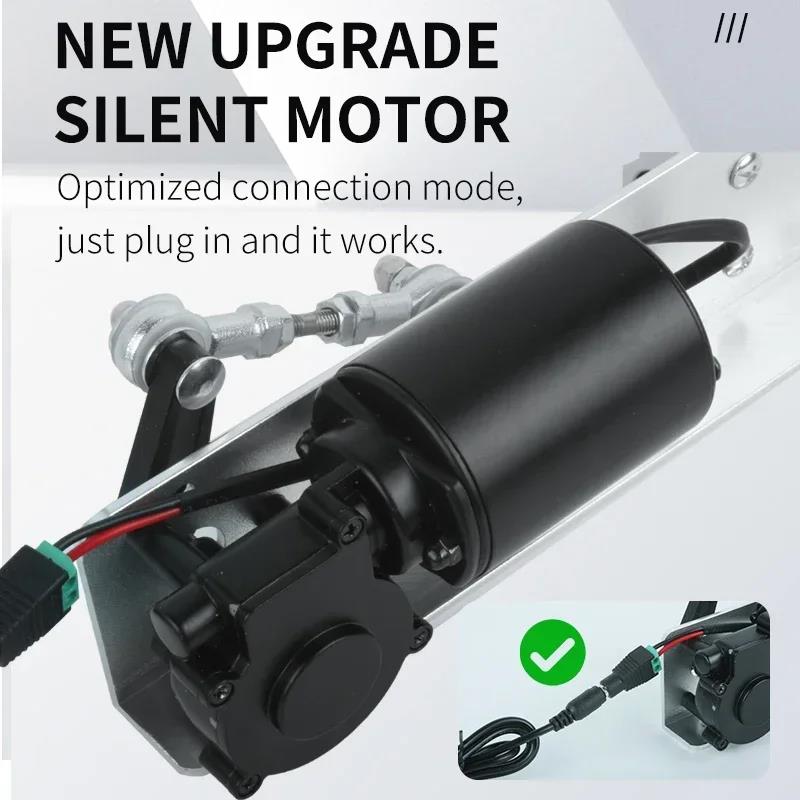 24V DC Reciprocating Linear Actuator Motor Kit - Silent Telescopic Rocker with Speed Regulation for DIY Projects 3-12cm Stroke