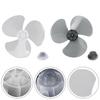 16Inch 3 Leaves Plastic Fan Blade With Nut Coverfor Standing Pedestal Floor Table Fanner Electric Fan Accessories