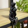 Скульптура, Семейные фигуры, Скульптура из смолы и сына, Большая фигура 15 см, Креативная статуэтка персонажа из смолы, Художественный декор для стола