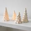 White Ceramic Christmas Tree Ornament Decoration New Year Holiday Tabletop Display for Home Festive Decor Gift
