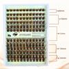 Soft Fluffy Segmented Eyelashes Single Cluster DIY Grafting Eyelashes  Women's Beauty