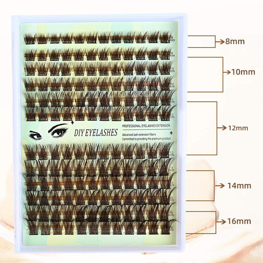 Soft Fluffy Segmented Eyelashes Single Cluster DIY Grafting Eyelashes Women's Beauty