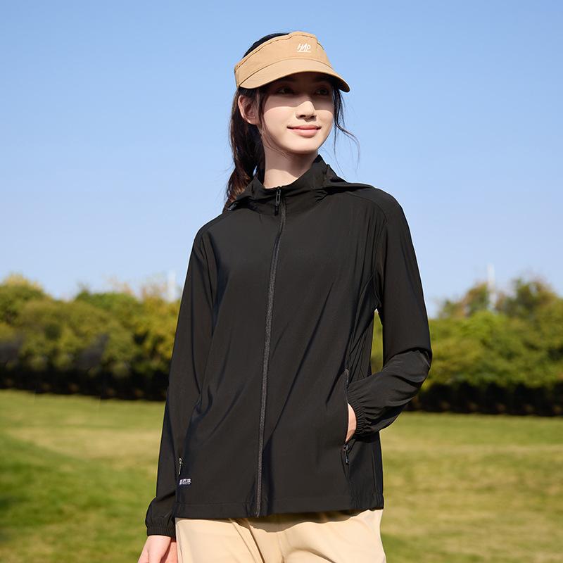 Original yarn sunscreen clothing for women's outdoor UV protection breathable sunscreen jacket for men's summer cycling sunscreen clothing UPF10 +