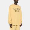 Fear of God Футболка Essentials Heavy с длинным рукавом Amber Men Tops Yellow 125BT242013F
