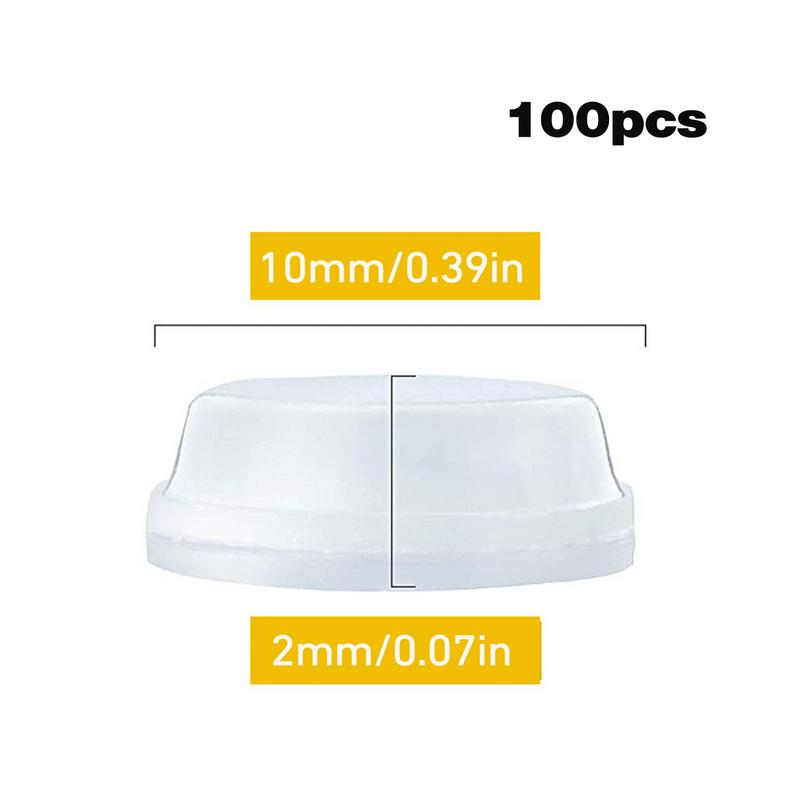 Wall Protectors From Door Knobs Adhesive Round Clear Door Handle Stop Home Accessories For Drawers Cupboards Cutting Boards