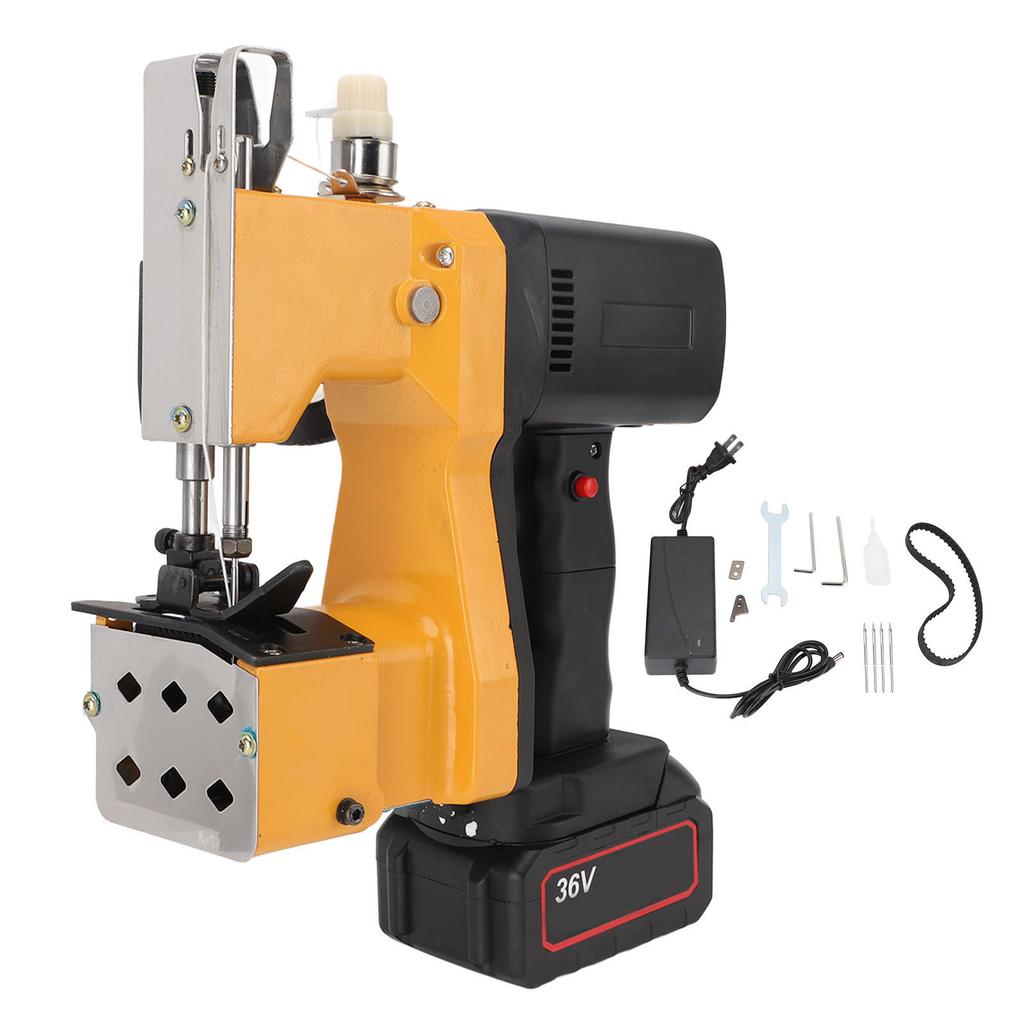 Беспроводная швейная машина для мешков, портативная электрическая швейная машина для мешков, 1500-1700 стежков в минуту