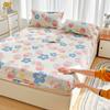 1pc Queen Bed Sheets with Elastic Band Adjusted Bed Cover Queen/King Sabanas Cama Matrimonial Flower Printed Sheet No Pillowcase