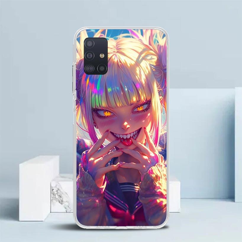 Чехол для телефона Himiko Toga My Hero Fashion для Samsung Galaxy A52 A32 A22 A12 A51 A50S A30S A10S Note 20 Ultra 10 S10 Plus A31 A20 A