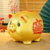 Pig Safe Money Boxes Lucky Children Hide Gift Big Size Saving Piggy Bank Euro Coin Toy Kawaii Family  Home Products