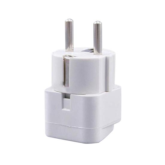 Converter Plug Reliable 10A Solid Color Power Adapter European Standard Conversion Plug Travel Adapter Travelers Accessory