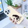 Забавные животные Чехол для телефона Для iPhone17, 16,15,14,13,12 Pro Max Черный Конфетный Матовый Ударопрочный Чехол