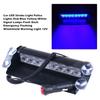 Car LED Strobe Light Police Lights Red/Blue Yellow/White Signal Lamps Flash Dash Emergency Flashing Windshield Warning Light