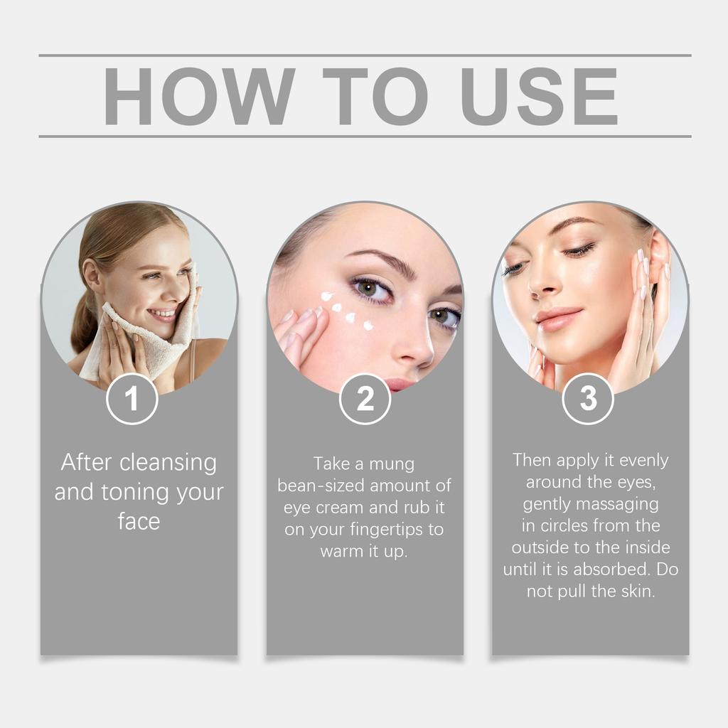 Ретиноловый крем для глаз Увлажняющий и укрепляющий крем для глаз предназначен для темных кругов и мешков под глазами, 50 г