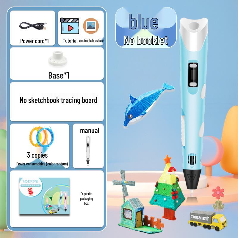 3D ручка для волшебной печати для детей - Оригинальный инструмент для рисования граффити