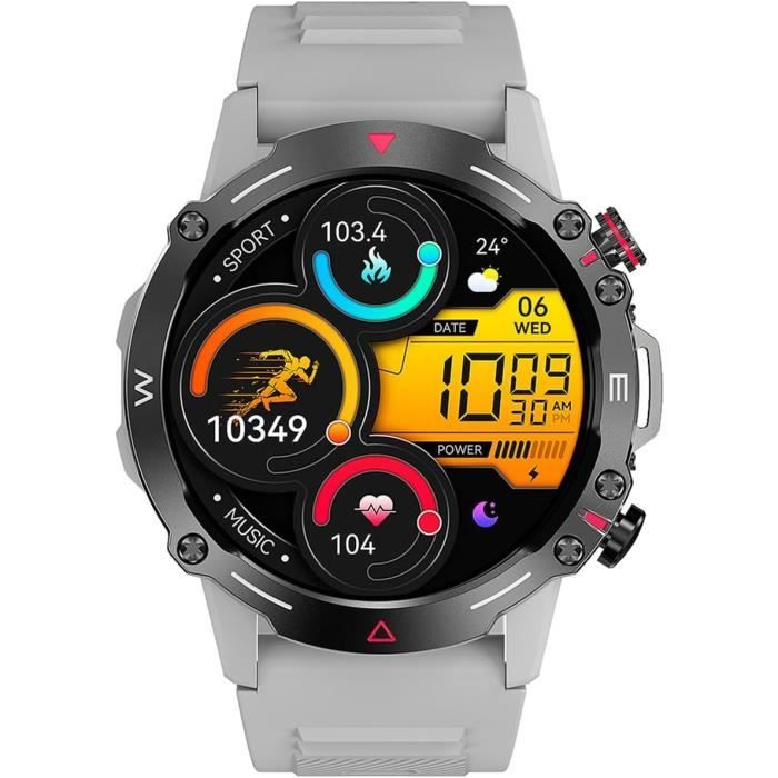 Montre Intelligente - TREVI - T-FIT 510 A - Écran AMOLED 1,43 - Appels Sans Fil - IP68 Étanche