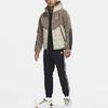 Nike Мужская спортивная куртка-толстовка с капюшоном на молнии Heritage Fleece Оливково-серый Мистический камень Черный CU4447-040