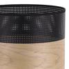 Single hanging lamp, golden oak veneer shade, 20cm