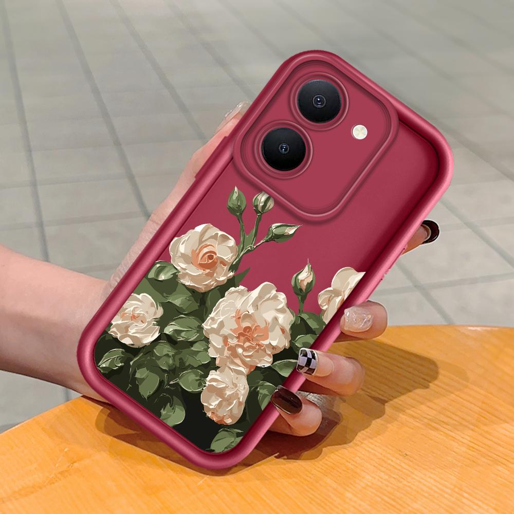 Мягкий силиконовый квадратный чехол с рисунком лестницы для телефона, полное покрытие, противоударный защитный резиновый чехол для камеры для Vivo