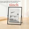 4inch Photo Frame Simple Style Transparent Acrylic Frames for DIY Handmade Pictures Christmas Gift Home Tabletop Decoration