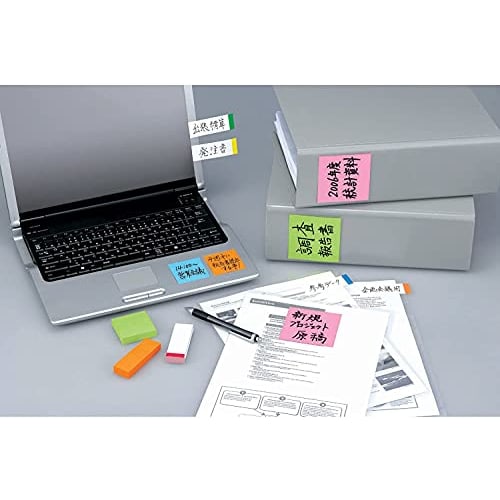 Самоклеящиеся листочки Post-It Notes, неоновые цвета, 75 x 100 мм, 90 листов x 5 книг 657-5SSAN