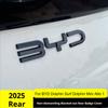 Для BYD Dolphin Surf Dolphin Mini Atto 1 Автомобиля Черная Наклейка На Передний Значок Без Сверления Черный Задний Значок Черный Воин Модификация Автомобиля