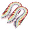 Multi Color 720 Pcs Quilling Paper Art Strips In 36 Colors 540mm Length 5mm Width