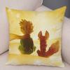 Little Prince Cushion Cover Decor France Anime Cartoon Print Pillow Case for Sofa Home Children Room Soft Plush Throw Pillowcase