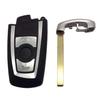 BMW CAS4 Key Fob Shell for 3 or 4-Button Smart Remote