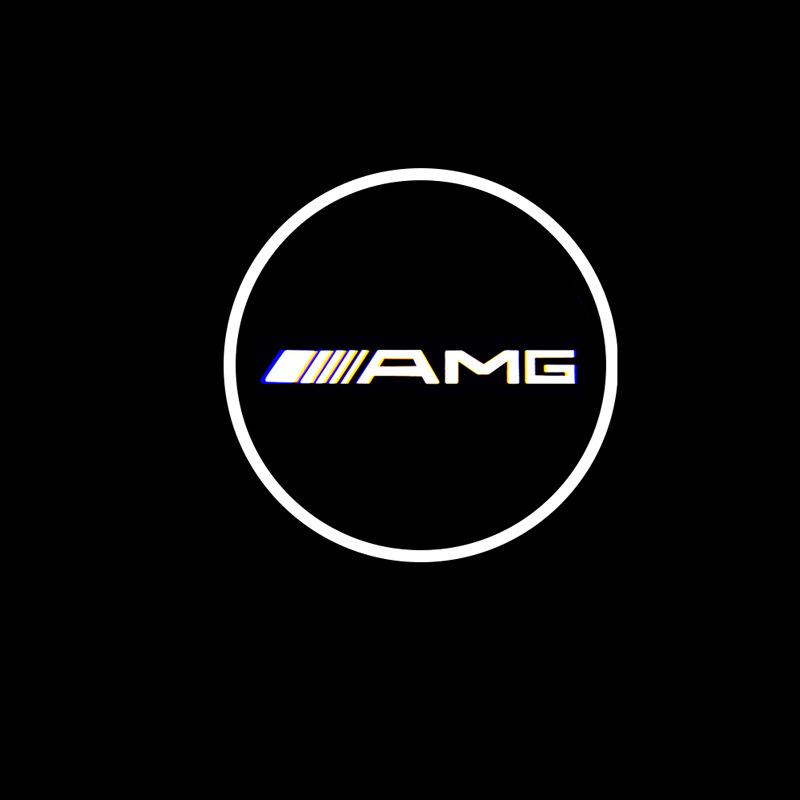 2 шт. HD Приветственные огни на двери автомобиля для Mercedes Benz E-class C-class A-class B-class GLB GLC GLE Amg Логотип Проектор Лампа Декор автомобиля