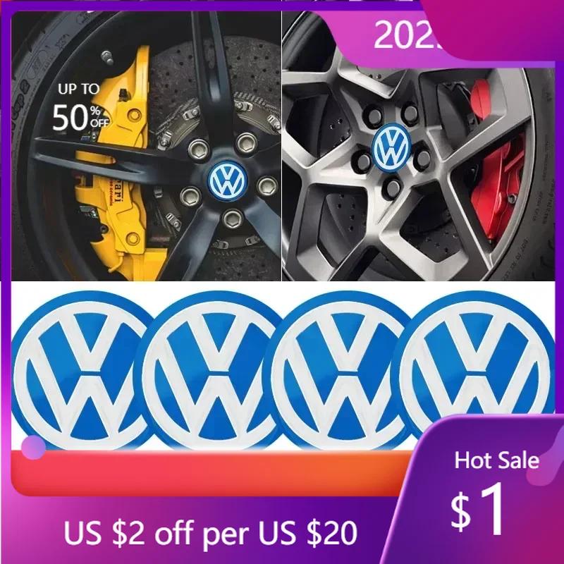 Горячие 2025 Новые 56 мм Наклейки-колпачки на центральные отверстия колесных дисков, Заглушки ступицы, Аксессуары для дисков автомобиля Для Volkswagen CC Golf 6 7 GTI Tiguan Passat B