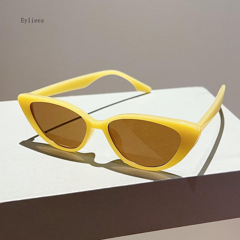 Fashion Cat Eye Sunglasses For Women Trendy Candy Color Sun Shades Glasses Ins Brand Designer Uv400 Protection Eyewear