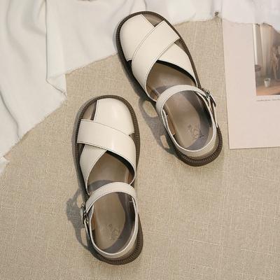 Мягкие кожаные сандалии женские 2025 лето женские сандалии обувь модные женские сандалии для ходьбы обувь с открытым носком для женщин обувь