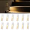SCON 4-Pack Trimless Recessed Step Light, 2W 120V Hardwired Stair Light