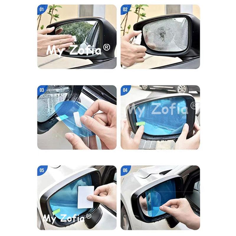 Для Zeekr X 2026 2027 Автомобильное Зеркало Заднего Вида Водонепроницаемая Пленка Анти Туман Анти Блики Водонепроницаемая Чистое Видение Защитные Аксессуары