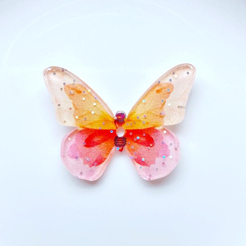10 шт. Смола Прекрасные Смешанные Милые Цвета 3D Бабочка Кабошон Скрапбукинг Каваи DIY Украшения Аксессуары K59