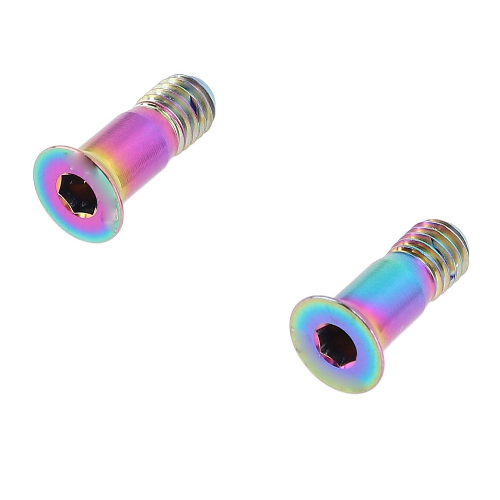 2 шт. велосипедный подшипник шкив винты колеса титановый сплав плоская головка уменьшить пропуск цепи задний переключатель передач руч