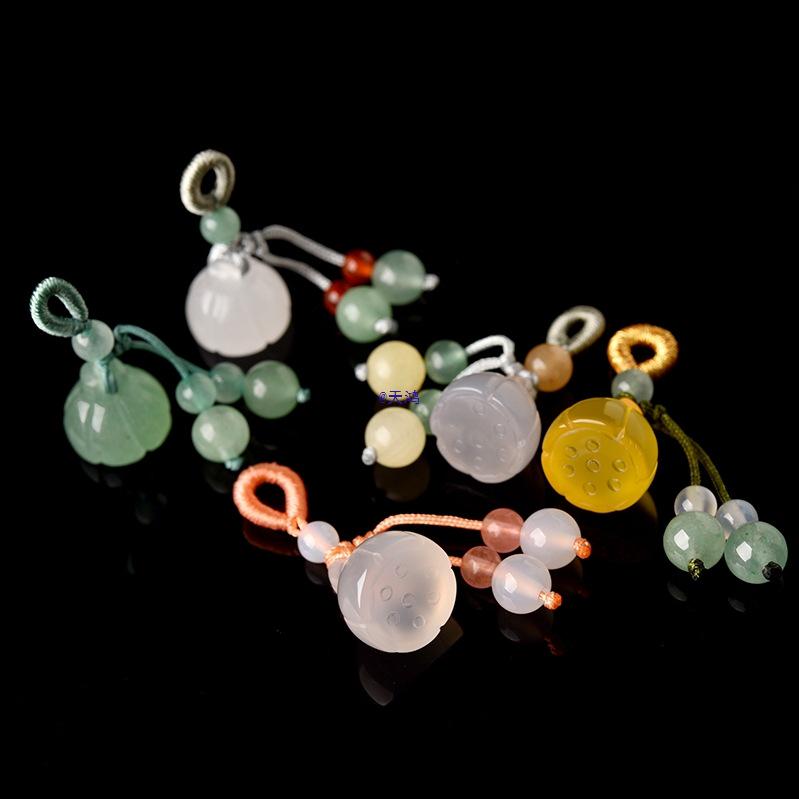 Хэтяньский нефрит агат подвеска-шарм браслет россыпь бусин