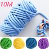 25mm Diameter, Continuous Length Super Bulky Arm Knitting Wool Roving Knitted Blanket Chunky Giant Wool Yarn Super Thick Yarn