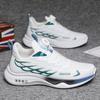 Men's shoes new breathable and lightweight teenagers rotating buttons fashion trend running sports shoes factory direct sales