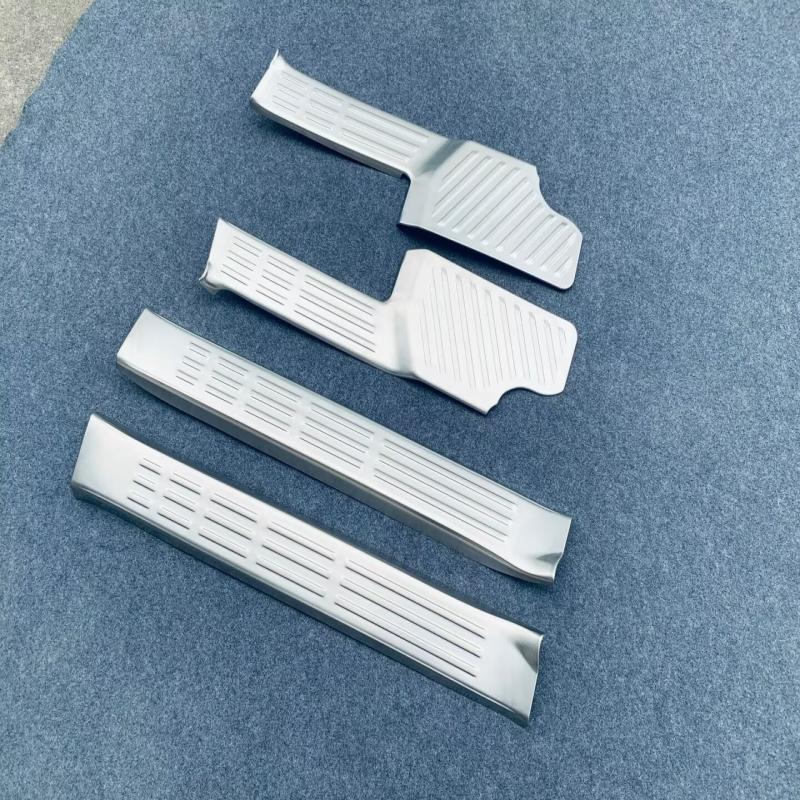 For Toyota Land Cruiser 250 Prado LC250 2024 inner car Door Sill Scuff Plate Door Welcome Pedal Threshold Bar Cover accesorios