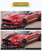 Наклейка на капот Ford Mustang с гоночными полосами