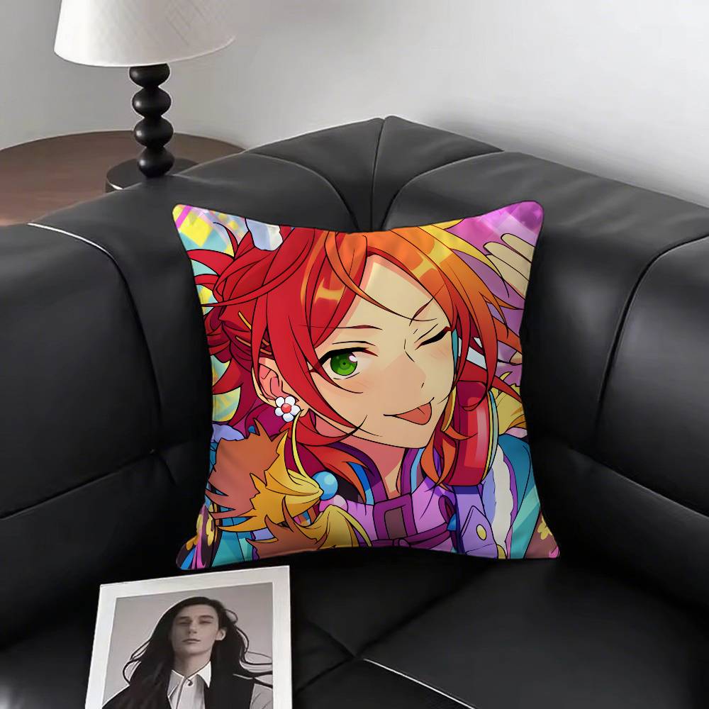 1pc Yuta Aoi Pillow Case Fashion Square Pillowcase Bedroom Sofa Room Ins Decoration Leisure