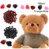 100pcs Plastic Toys DIY Tool Doll Noses Triangle Nose Dolls Accessories Safety Parts