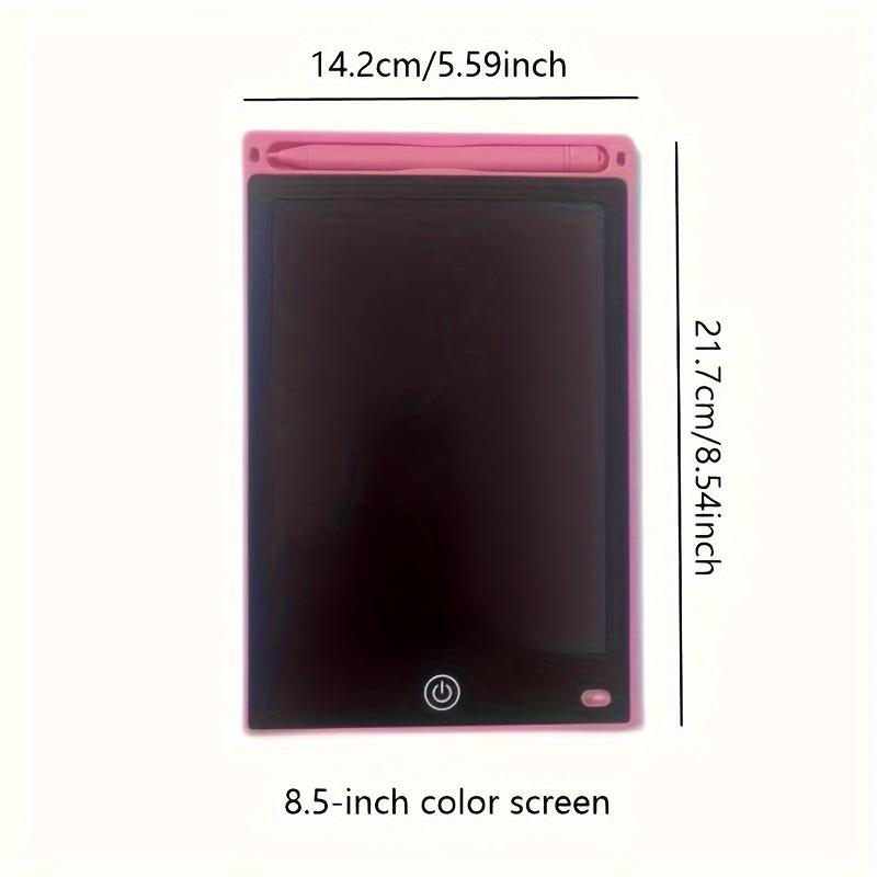 1 шт. ЖК-планшет для письма, 8,5-дюймовая цветная доска для рисования, материал ПВХ, в комплект входят батарейки, подходит для подростков, для путешествий