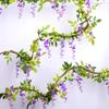 1шт настенное растение лоза домашний декор свадебная арка искусственный цветок садовый декор искусственная глициния лоза гирлянда цветочная гирлянда