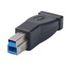 USB B3.0 Male To Type C Female Converters for Fast Data Transmission Charging for Printer and External Hard Disks