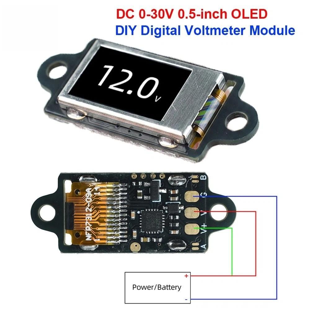 5Hz/10Hz Adjustable Voltage Tester Voltage Meter Display Module For Embedded Systems