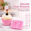 2PCS Lipstick Shape Baking Chocolate Mold Silicone DIY Cake Decorating Mold  Candy Making